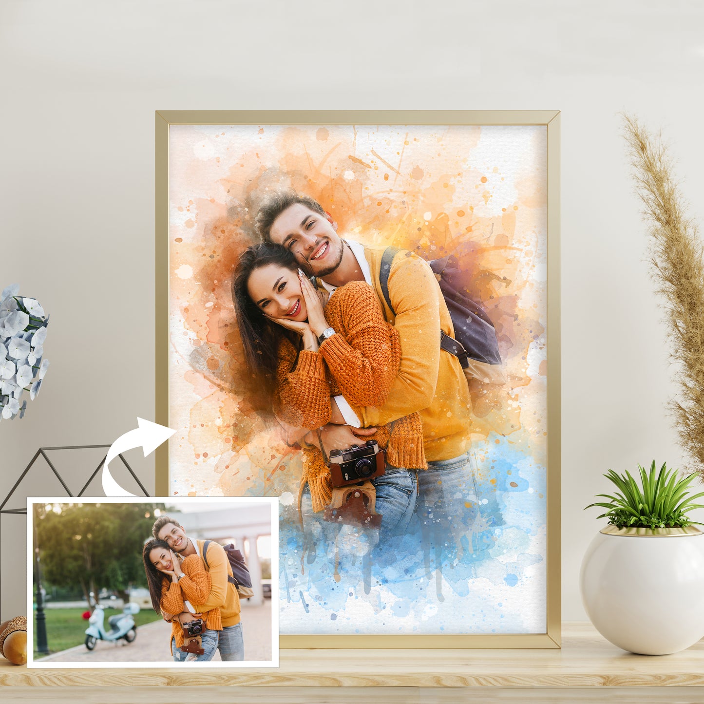 Custom Couple Portrait