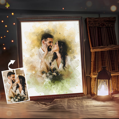 Personalized Wedding Canvas Painting