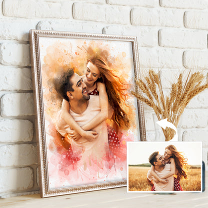 Personalized Watercolour Art From Photo