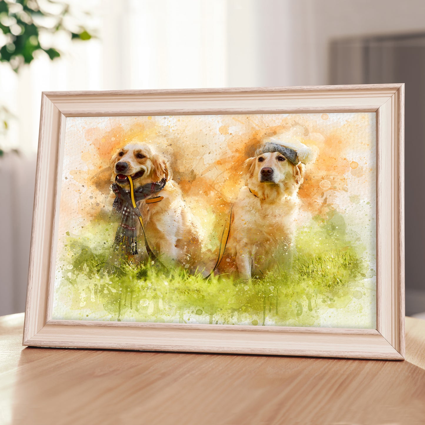 Custom Watercolor Pet Painting