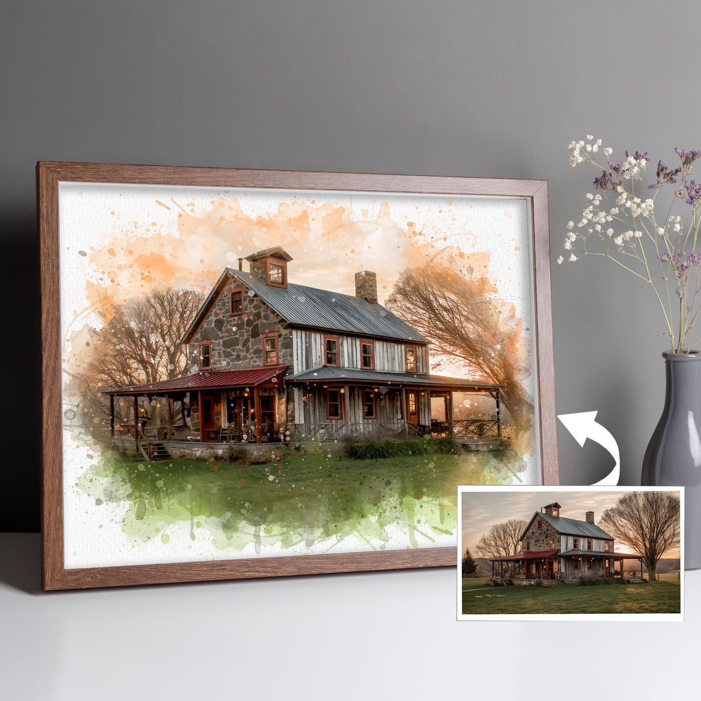 House Portrait Gift